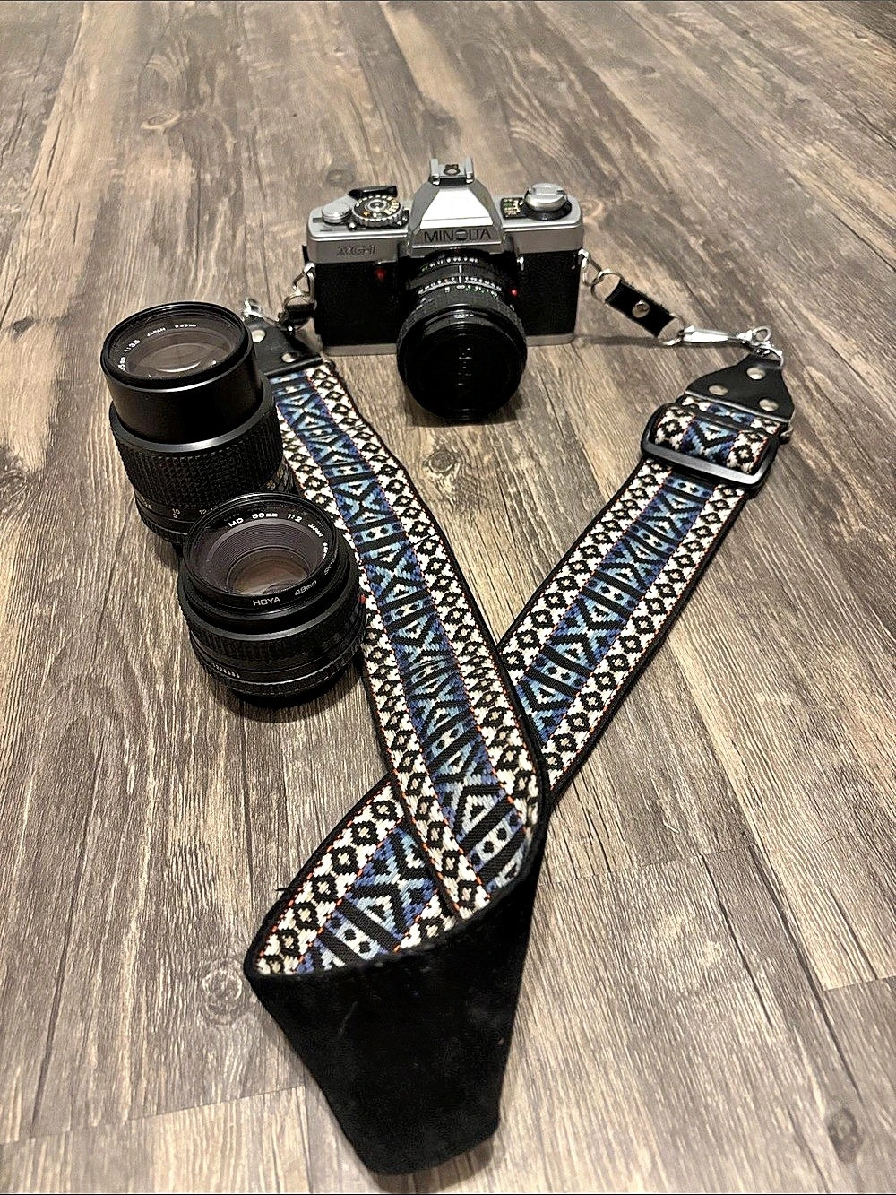 Minolta XG-1 35mm Film Camera Kit with 3 Lenses
